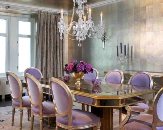 dining purple victorian eclectic table credit modern