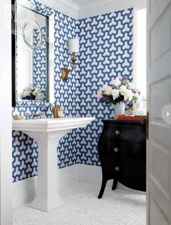 18 Tips For Rocking Bathroom Wallpaper