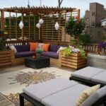 Asian inspired Moroccan courtyard ideas