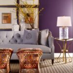 Beautiful patchwork hassock idea for living room seating