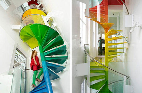 Creative staircase painting