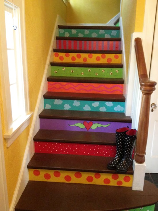 Staircase painting
