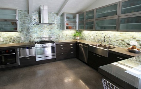 Stainless Steel Cabinet and Country Sink for Kitchen Stainless steel kitchen ideas