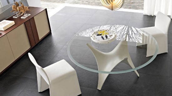 Round dining table designs