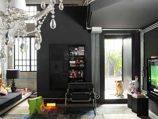 Black Wall Ideas