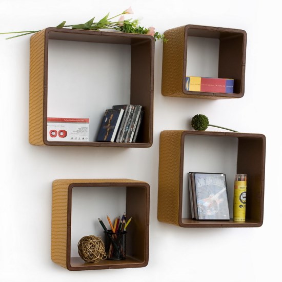 50 Awesome Diy Wall Shelves For Your, How To Make Wall Shelves Out Of Cardboard Boxes