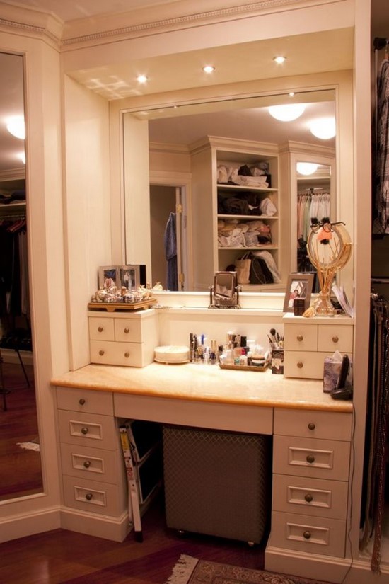 Makeup vanity table ideas