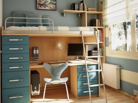 45 Bunk Bed Ideas With Desks Ultimate, Loft Bed With Desk And Drawers