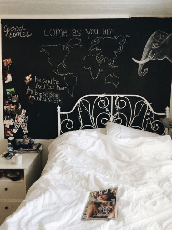 50 Chalkboard Wall Paint Ideas For Your Bedroom