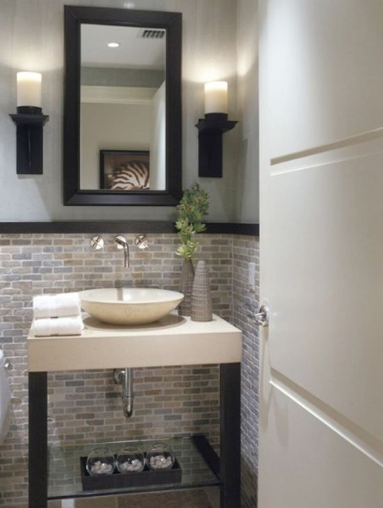 33 Bathroom Designs with Brick Wall Tiles - Ultimate Home Ideas
