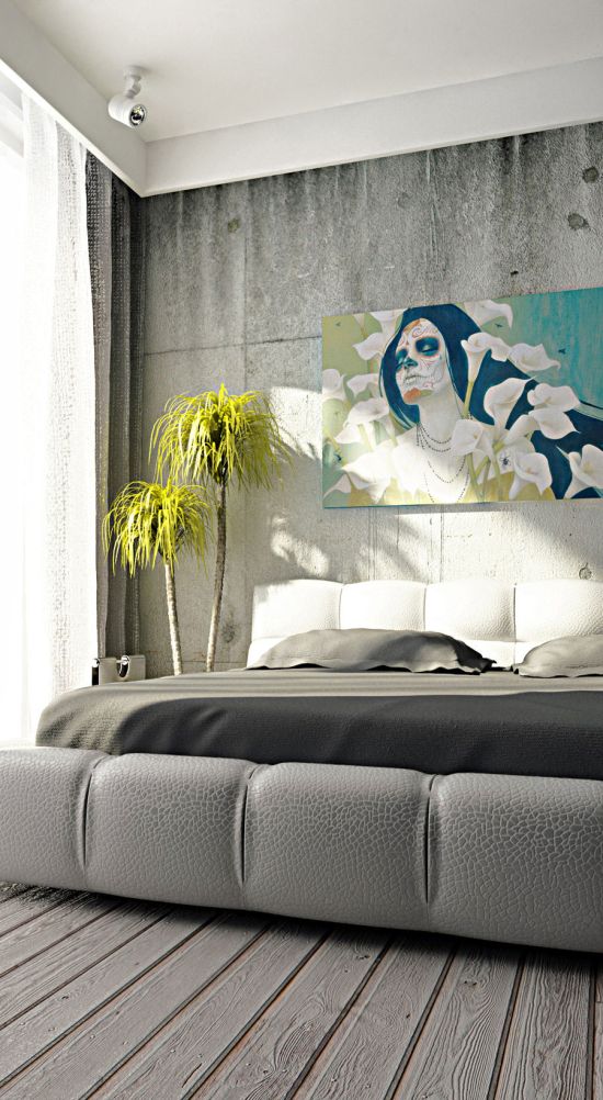 31 Creative Concrete Walls for Bedroom | Ultimate Home Idea