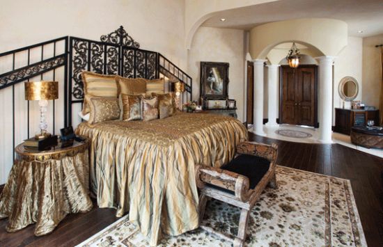 Golden Toned Medieval Seating Bench Looks Amazing Medieval Bedroom Furniture