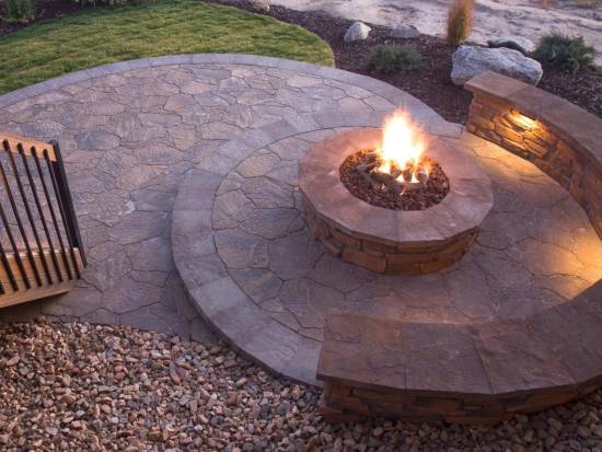 Brick Firepit Design