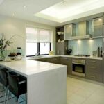 U shaped kitchen