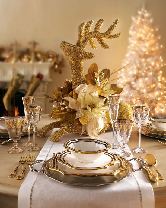 Holiday Table centerpieces