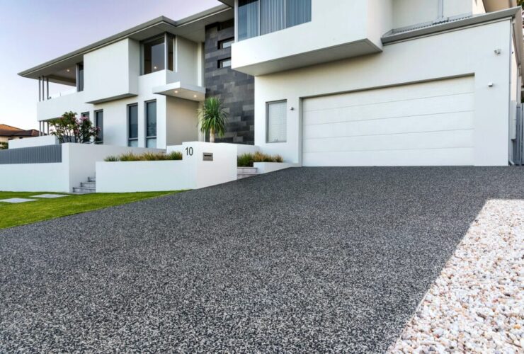 exposed aggregate driveway