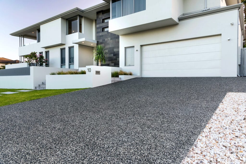 exposed aggregate driveway